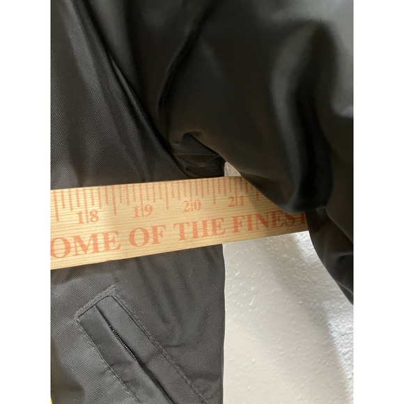 Vintage 80's SKI DOO Bombardier Black Yellow Snowmobile Jacket Womens 14 - Picture 14 of 15